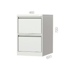 GLS Garaj 6172 Ofis Dolabı 2 Çekmeceli Kartoteks