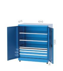 GLS Garaj 6214 Endüstriyel Dolap 3 Çekmeceli