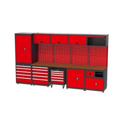 GLS Garaj 8960 Çalışma Tezgahı Malzeme Dolaplı Takım Arabalı