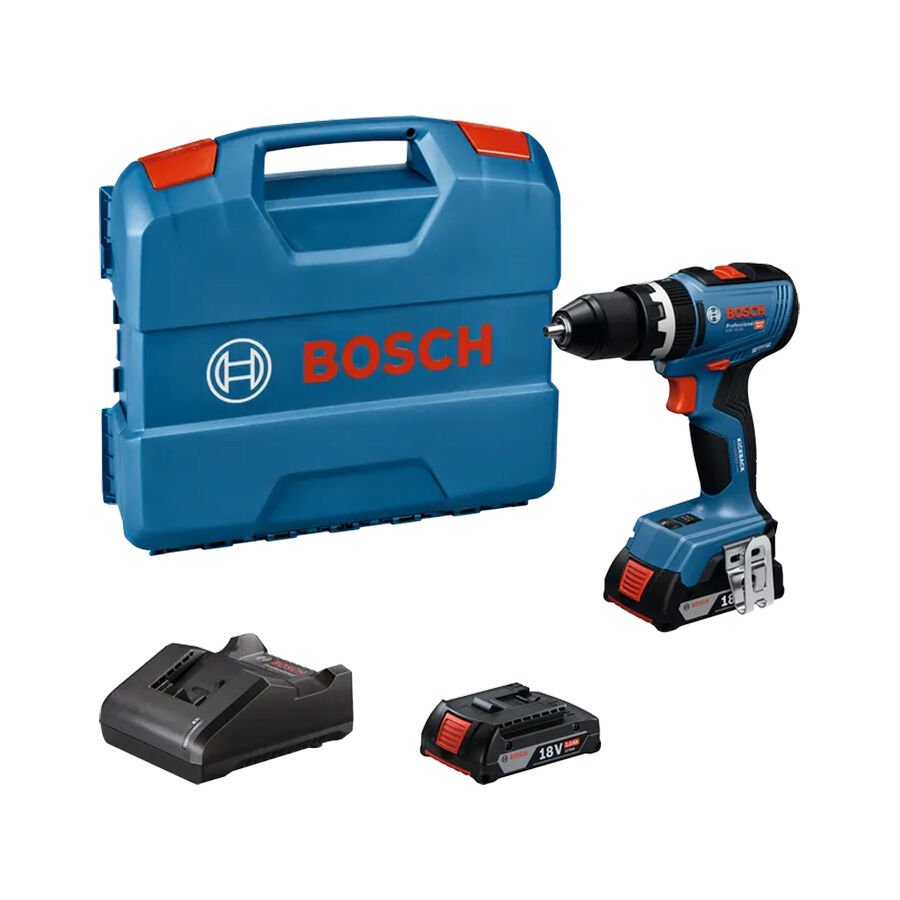 Bosch GSB 18V-65 Akülü Darbeli Delme Vidalama Makinesi 18 Volt 2 Ah