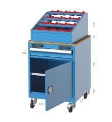 GLS Garaj 2730 CNC Takım Dolabı Sehpalı ve Çekmeceli