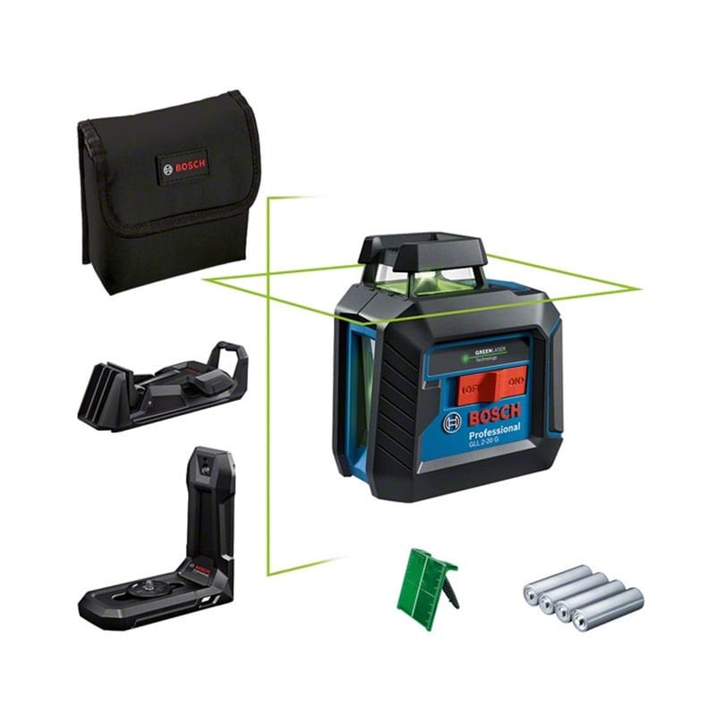 Bosch GLL 2-20 G Düzlemsel Hizalama Lazeri 20 Metre