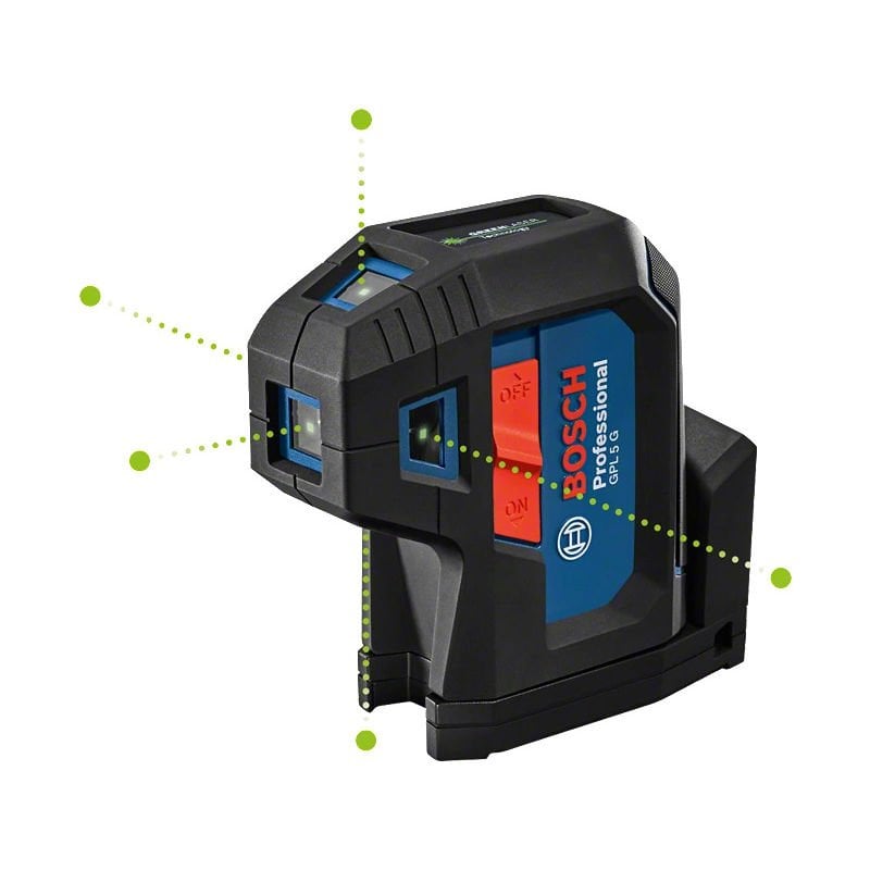 Bosch GPL 5 G Noktasal Hizalama Lazeri 5 Noktalı 30 Mt