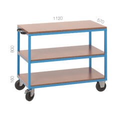 GLS Garaj 8026 Çalışma Arabası 2 Raflı