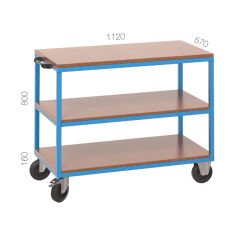 GLS Garaj 8026 Çalışma Arabası 2 Raflı