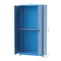 GLS Garaj 6335 Tek Raflı Askı Saclı Fonksiyonel Dolap