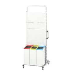 GLS Garaj 4900 Temizlik Standı Çift Yönlü Atık Kutulu Hareketli