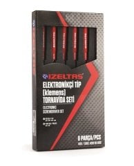 İzeltaş 4500 00 8106 Elektronikçi Tip Klemens Tornavida Seti 6 Parça