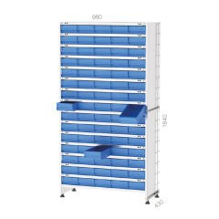 GLS Garaj 492-419 75 Avadanlık Kutulu Galveniz Raf