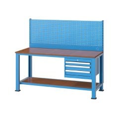 GLS Garaj 3740 Çalışma Tezgahı 3 Çekmeceli Askı Panolu