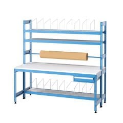 GLS Garaj 3409  Askı Panolu Çekmeceli Ambalaj Paketleme Tezgahı