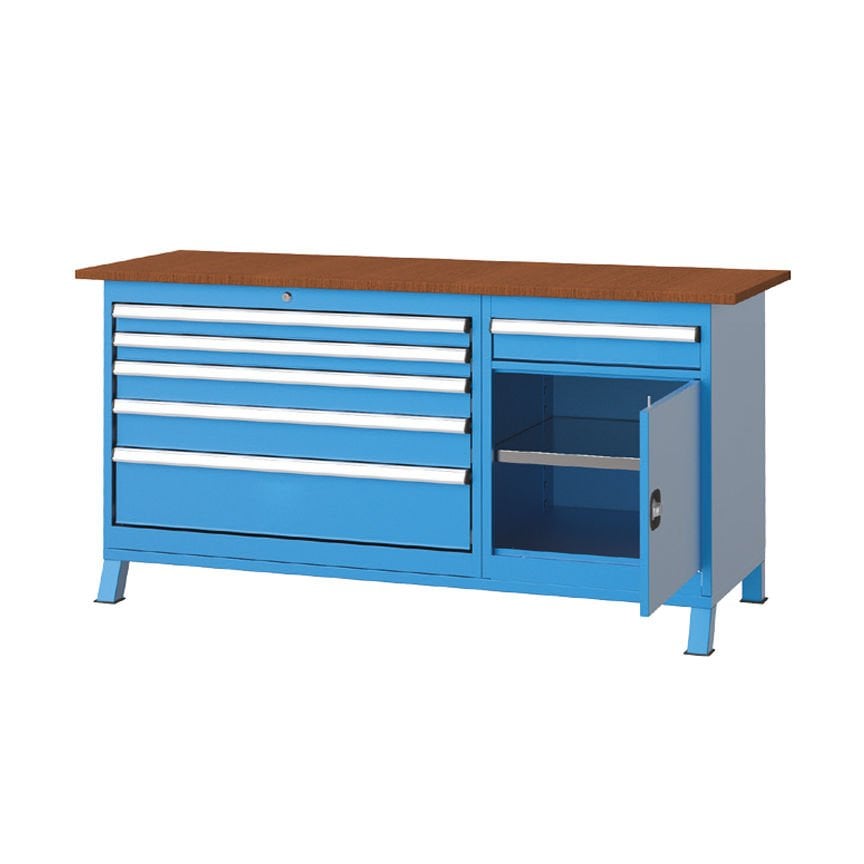 GLS Garaj 3480 Çalışma Tezgahı 6 Çekmeceli