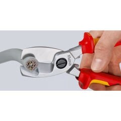 Knipex 9516200 VDE Kablo Makası Çift Kesicili 200 mm