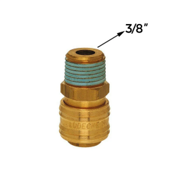 Lüdecke ES38A Stoper Kaplin Hava Hortum 3/8''