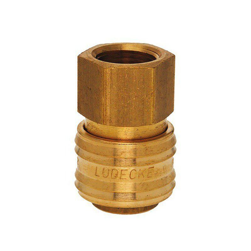 Lüdecke ES38I Stoper Kaplin Hava Hortum 3/8''