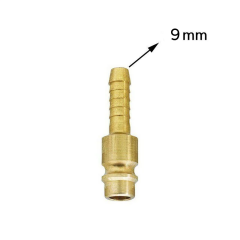 Lüdecke ES10S Stoper Kaplin Hava Hortum Ucu 9 mm