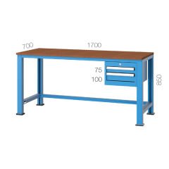 GLS Garaj 3310 Çalışma Tezgahı 2 Çekmeceli