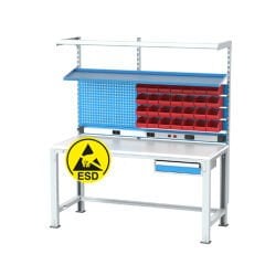 GLS Garaj 3638 Elektronikçi Çalışma Masası Avadanlık Kutulu ESD Levhalı