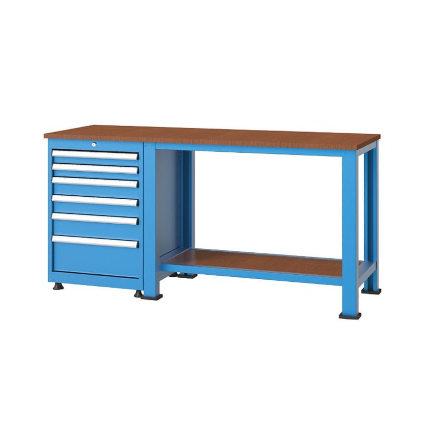 GLS Garaj 3170 Çalışma Tezgahı 6 Çekmeceli 1 Dolaplı