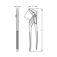 Gedore 142 10 TL Universal Fort Pense 10''