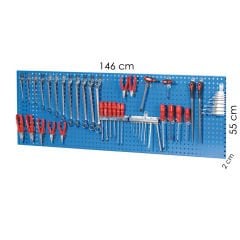 GLS Garaj 3045 Takım Asma Panosu 146x55 cm