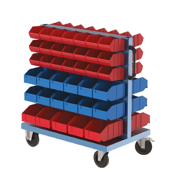 GLS Garaj 4083 76 Kutulu Tekerlekli Çift Yönlü Avadanlık Standı