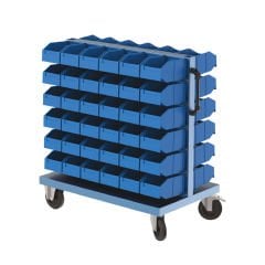 GLS Garaj 4081 72 Kutulu Tekerlekli Çift Yönlü Avadanlık Standı