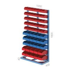 GLS Garaj 4076 63 Kutulu Sabit Tek Yönlü Avadanlık Standı