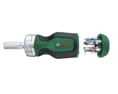 Bosch 1600A027PN Kısa Cırcırlı Tornavida Değiştirilebilir 6 Uçlu
