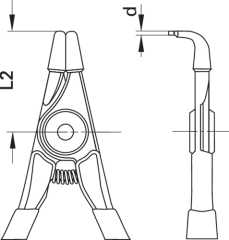 Gedore 8000 A 31 Dış Segman Pensesi 40-100 mm