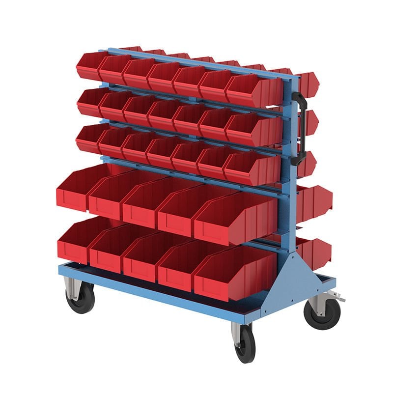 GLS Garaj 4090 Tekerlekli Çift Yönlü Avadanlık Standı