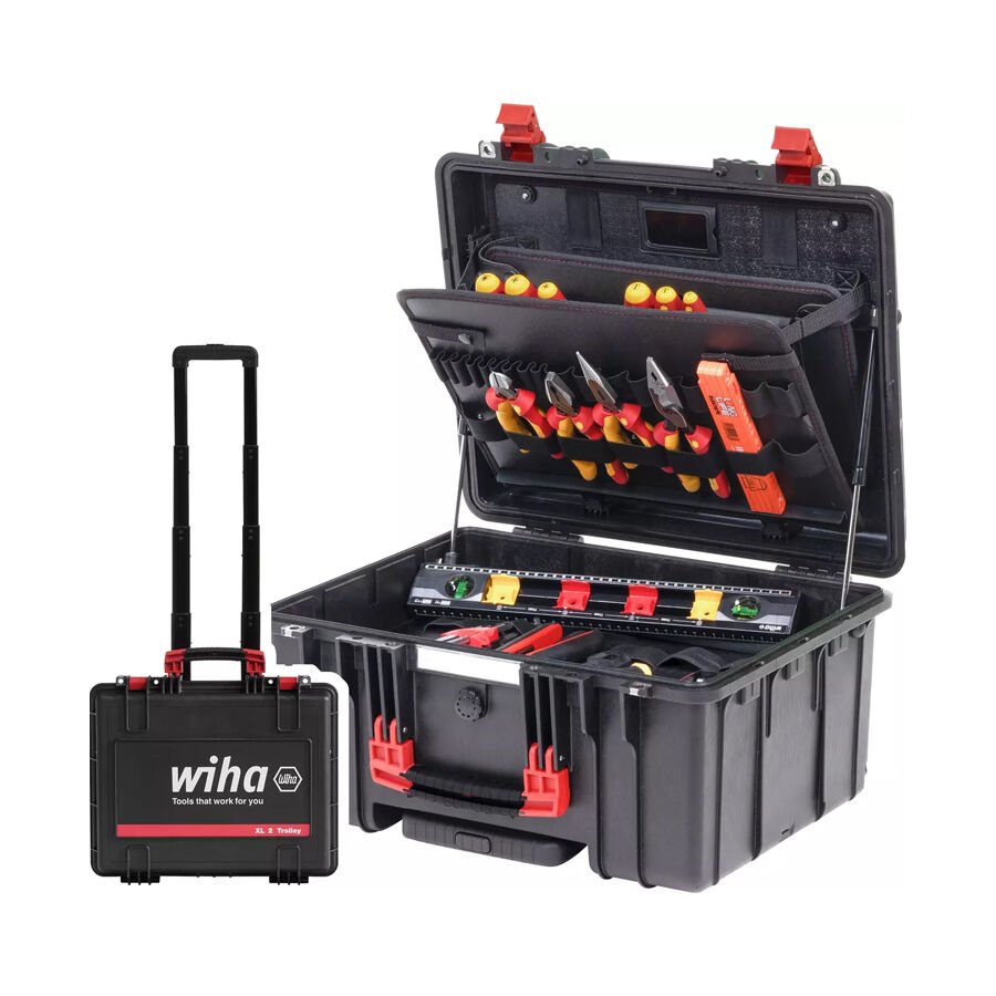 Wiha XL2 45795 Elektrikçi Takım Çantası Tekerlekli 60 Parça