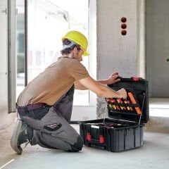 Wiha XL2 45795 Elektrikçi Takım Çantası Tekerlekli 60 Parça