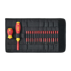 Wiha 41231 VDE Slim Tornavida ve Uç Seti 1000V 19 Parça