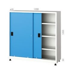 GLS Garaj 6535 Malzeme Dolabı 3 Raflı Sürgü Kapılı