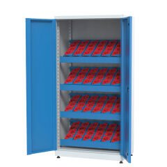 GLS Garaj 2110 CNC Takım Dolabı Sabit Raflı Kilitli 2 Kapaklı