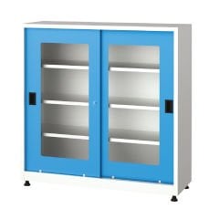 GLS Garaj 6565 Malzeme Dolabı 3 Raflı Pleksi Sürgü Kapılı