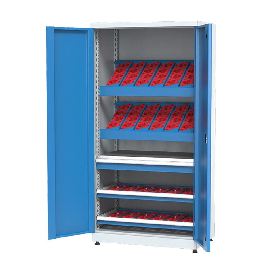 GLS Garaj 2130 CNC Takım Dolabı Çekmeceli ve Hareketli Raflı