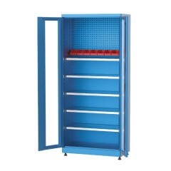 GLS Garaj 6231 Malzeme Dolabı 5 Raflı Askı Saclı Avadanlık Kutulu