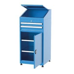 GLS Garaj 5145 Endüstriyel Dolap Kilitli Kapılı 2 Çekmeceli