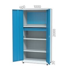 GLS Garaj 6331 Malzeme Dolabı Askı Panolu Çekmeceli ve Raflı