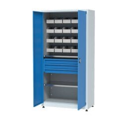 GLS Garaj 6372 Malzeme Dolabı Plastik Kutulu Çekmeceli ve Raflı