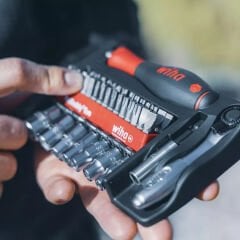 Wiha 46960 Lokmalı Bits Uç Seti 1/4'' 40 Parça