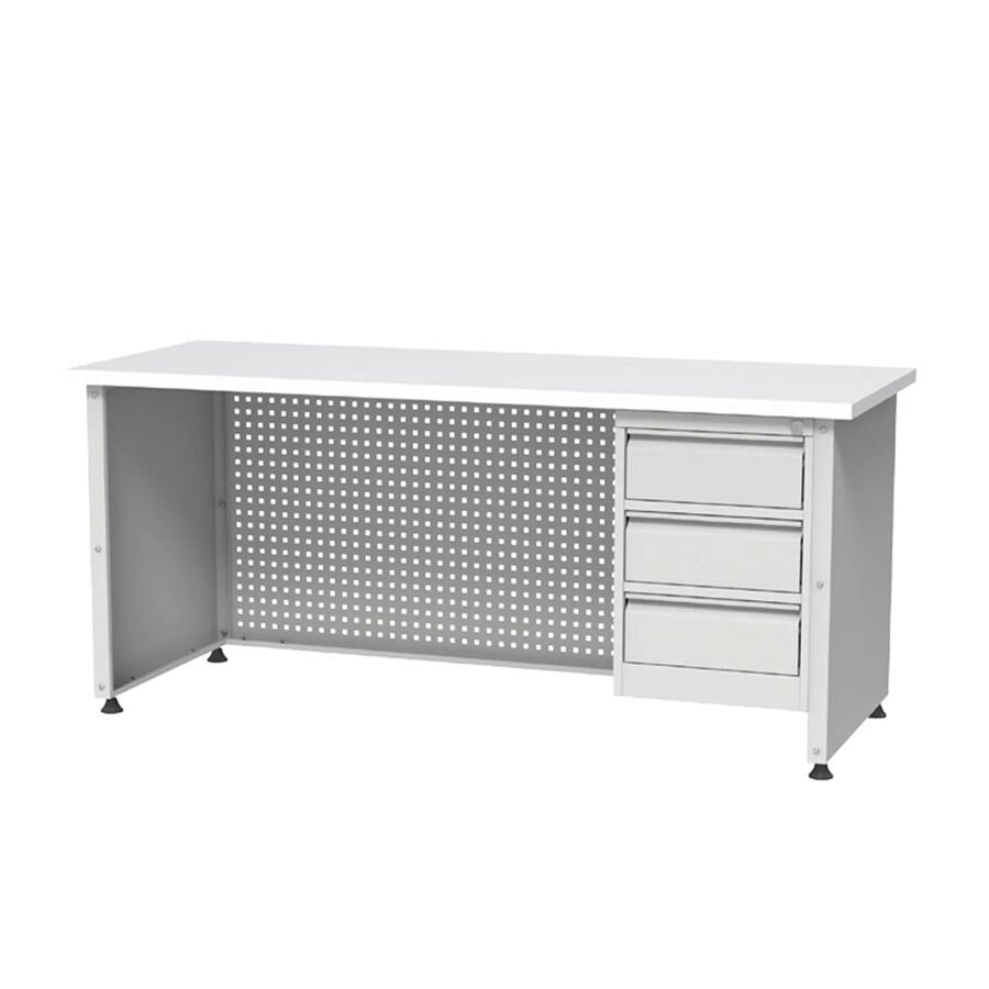 GLS Garaj 3109 Şef Masası 3 Çekmeceli