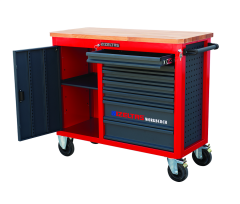 İzeltaş 8247 32 1007 Takım Dolabı Ahşap Üst Tablalı Workbanch 7 Çekmeceli