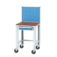 GLS Garaj 3381 Çalışma Tezgahı Askı Panolu Tekerlekli