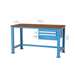 GLS Garaj 3782 2 Çekmeceli Orta Tip Çalışma Tezgahı