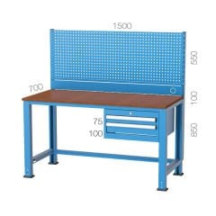 GLS Garaj 3783 2 Çekmeceli Askı Panolu Orta Tip Çalışma Tezgahı