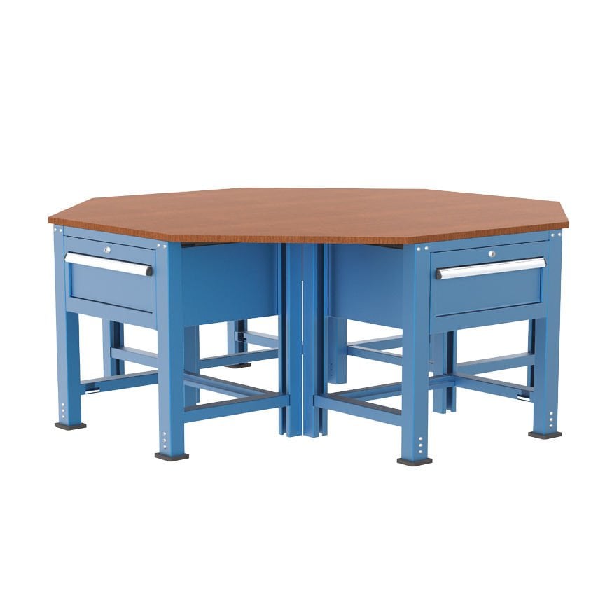 GLS Garaj 3835 4 Çekmeceli Sekizgen Çalışma Tezgahı