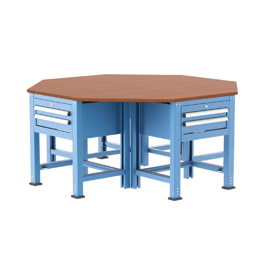 GLS Garaj 3855 8 Çekmeceli Sekizgen Çalışma Tezgahı